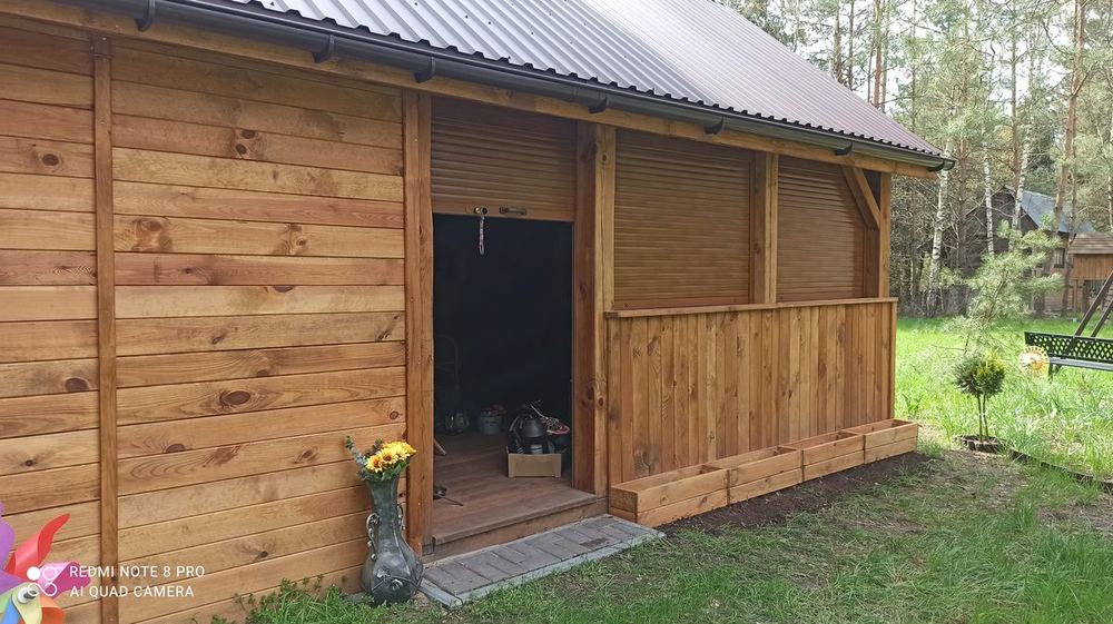 Rolety zewnętrzne – zabudowa altany Vertal